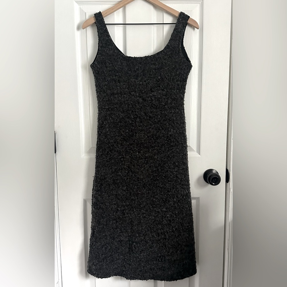 ALMA Vintage Dark Academia Heavy Blend Bodycon Midi Dress Women's Medium